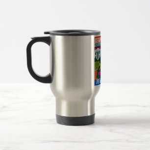 DONALD TRUMP - CLEANING UP AMERICA, ONE BAG A TIME TRAVEL MUG