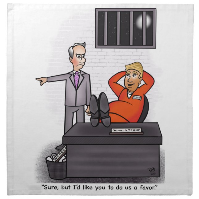 Donald Trump Cloth Napkin (Front)