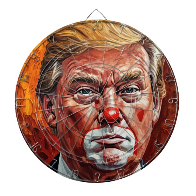 donald trump clown dart board (Front)