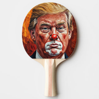 donald trump clown ping pong paddle