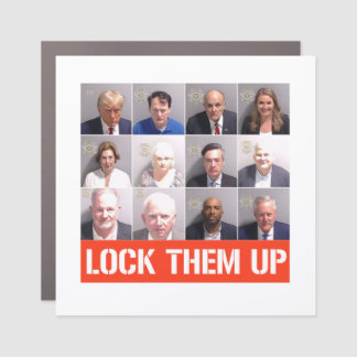 Donald Trump Co-Defendant Mugshots Car Magnet