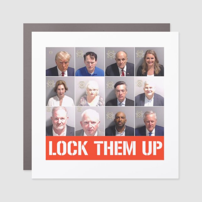 Donald Trump Co-Defendant Mugshots Car Magnet (Front)