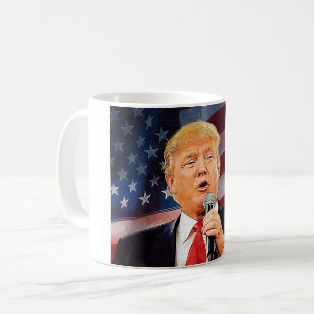 Donald Trump Coffee Mug (Front Left)