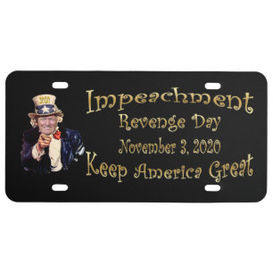 Donald Trump ~ Commemorative License Plate ~2020 ~