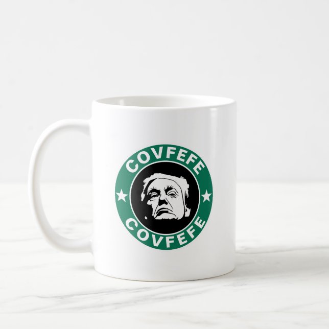 Donald Trump Covfefe   Coffee Mug (Left)