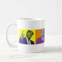 Donald Trump Crazy Faces Mug