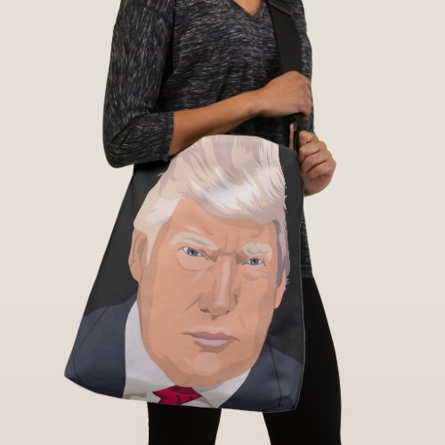 DONALD TRUMP CROSS BODY DESIGNER BAG PURSE