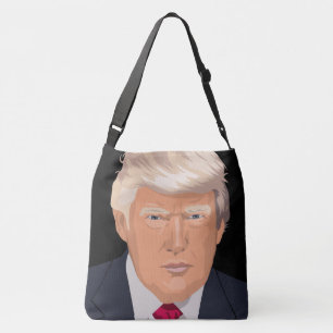 DONALD TRUMP CROSS BODY DESIGNER BAG PURSE