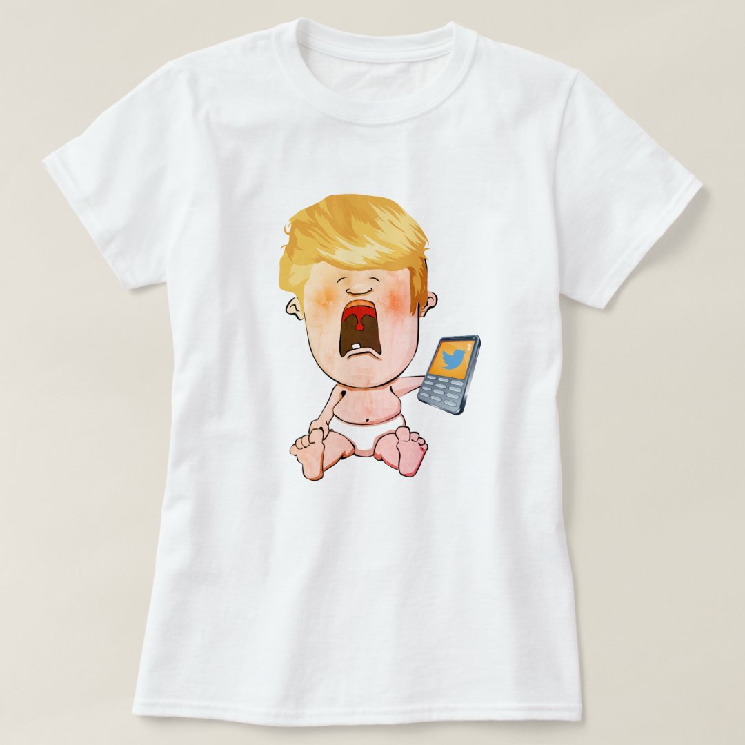 Donald Trump Crying Baby T-Shirt | Zazzle