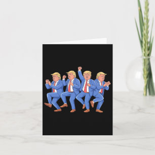 Donald Trump Dance 4th Of July Trump 2025 Card