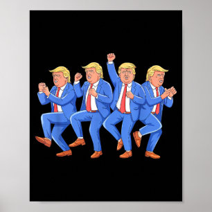 Donald trump dance 4th of july trump 2025 Donald t Poster