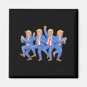 Donald Trump Dance 4th Of July Trump 2025 Magnet