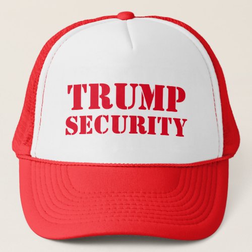 Donald Trump Election Security Trucker Hat