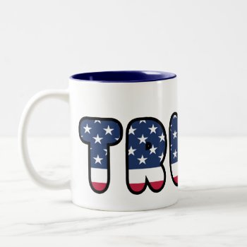 Donald Trump Election Usa President 2016 Two-tone Coffee Mug by KreaturShop at Zazzle
