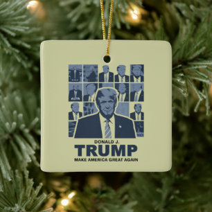 DONALD TRUMP ERA CERAMIC ORNAMENT