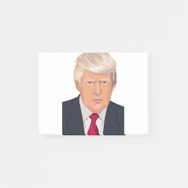Donald Trump Face Post-it Notes (Front)