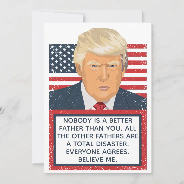 Donald Trump Father's Day Card Zazzle