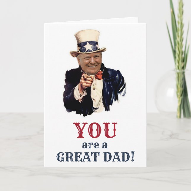 DONALD TRUMP FATHER'S DAY CARD (Front)