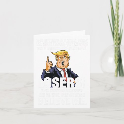 Donald Trump Fathers Day Great Dad Funny Trump 202 Card