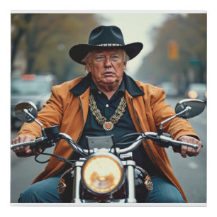 Donald Trump Faux Canvas Print