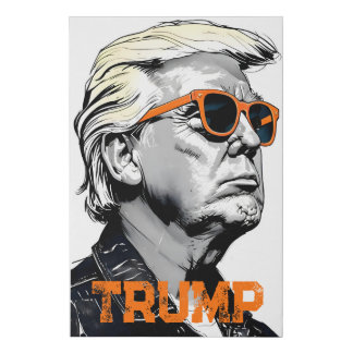 Donald Trump Faux Wrapped Canvas Print