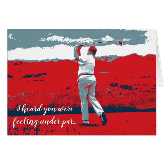 Donald Trump Feeling Under Par Cards (Front Horizontal)