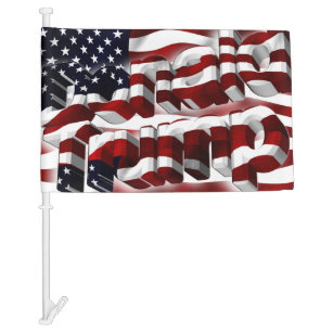 Clip Polyester Presidential Election Donald Trump America Flag Car Window Flag 
