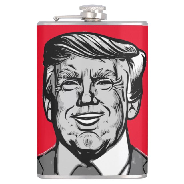 DONALD TRUMP  FLASK (Front)
