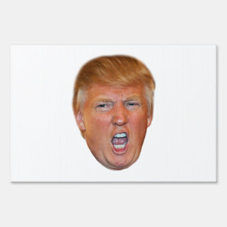 Donald Trump floating head Sign
