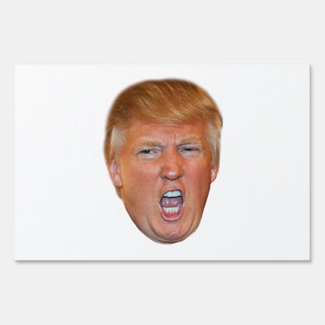 Donald Trump floating head Sign (Front)