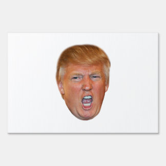 Donald Trump floating head Sign