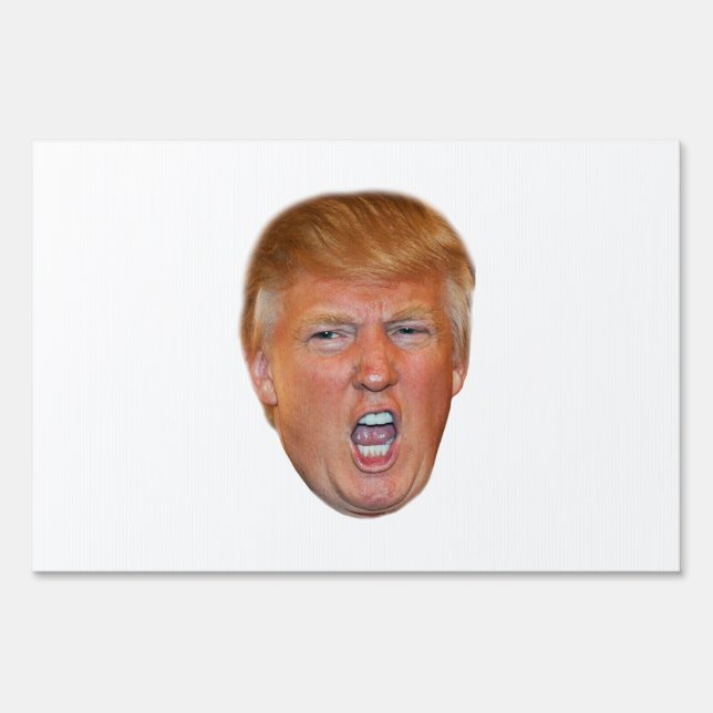 Donald Trump floating head Sign (Front)