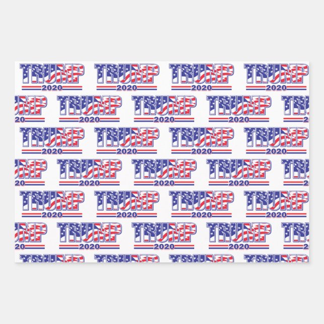 Donald Trump for President 2010 Wrapping Paper Sheets (Front)