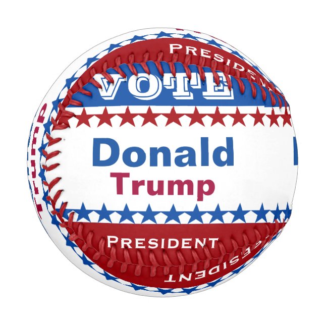 Donald Trump for President 2016 Baseball (Front Left)