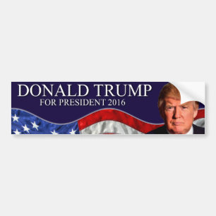 Donald Trump for President 2016 Bumper Sticker