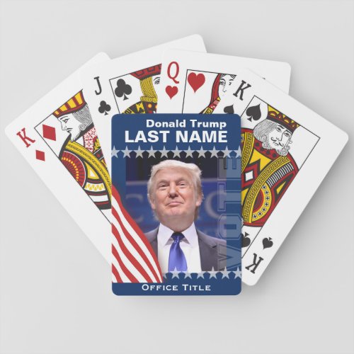 Donald Trump for President 2016 Poker Cards