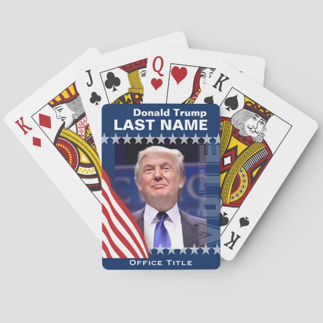 Donald Trump for President 2016 Poker Cards (Back)