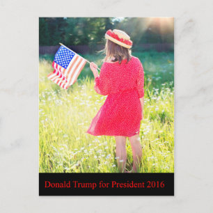 Donald Trump for President 2016 Postcard