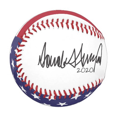 Donald Trump For President 2020 Autograph Baseball