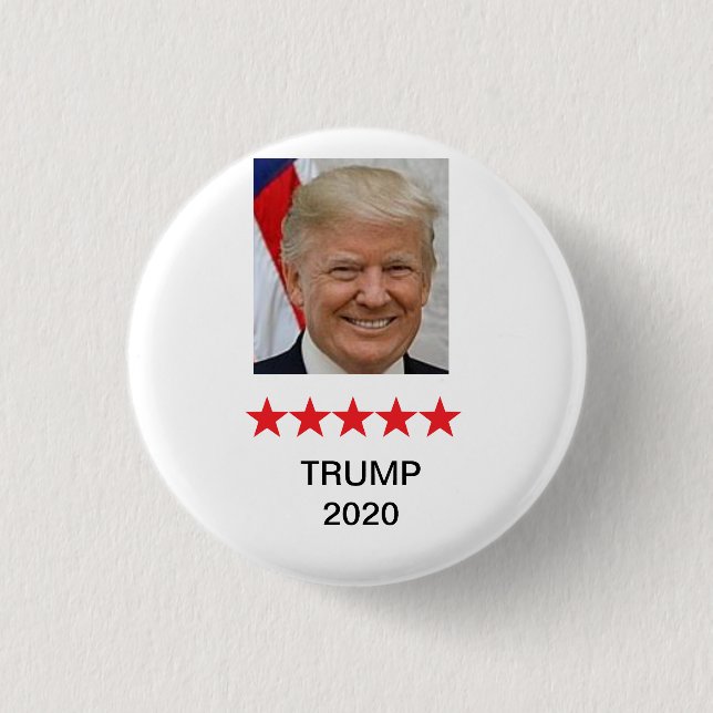 Donald Trump for President 2020 Button (Front)