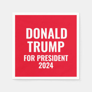 Donald Trump for President 2024  Napkins