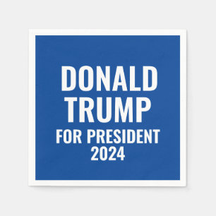 Donald Trump for President 2024 Napkins