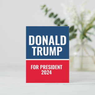 Donald Trump for President 2024  Postcard