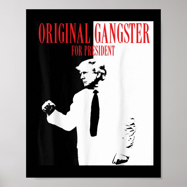 Donald Trump For President 2024 Shirt Original Gan Poster (Front)