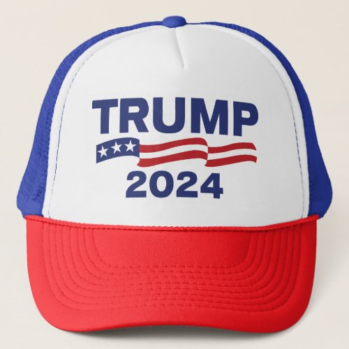 Donald Trump For President 2024  Trucker Hat