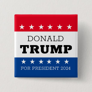 Donald Trump For President 202X Button