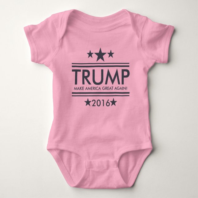 Donald Trump For President Baby Bodysuit (Front)
