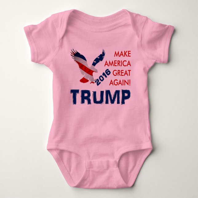 Donald Trump For President Baby Bodysuit (Front)