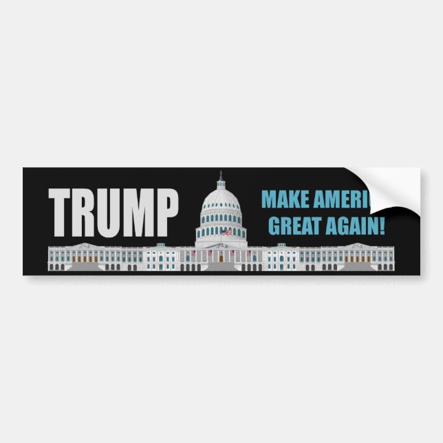 Donald Trump For President Bumper Sticker (Front)
