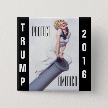 Donald Trump For President Button by hueylong at Zazzle